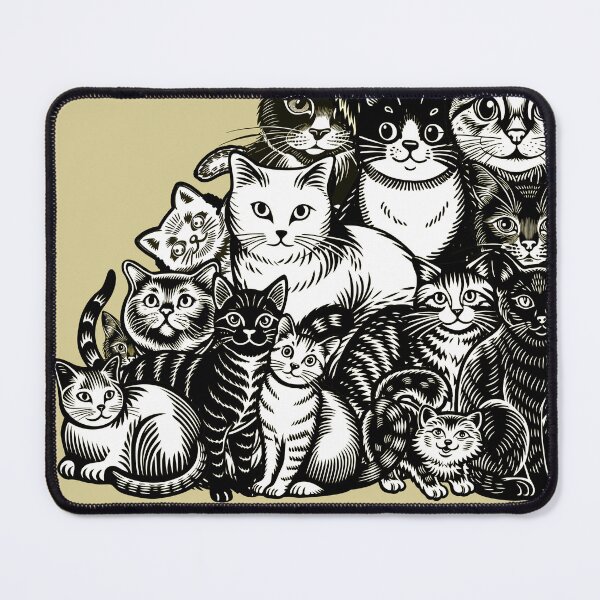 Item preview, "I like cats, cats, and... more cats!" designed and sold by catnbloom.
