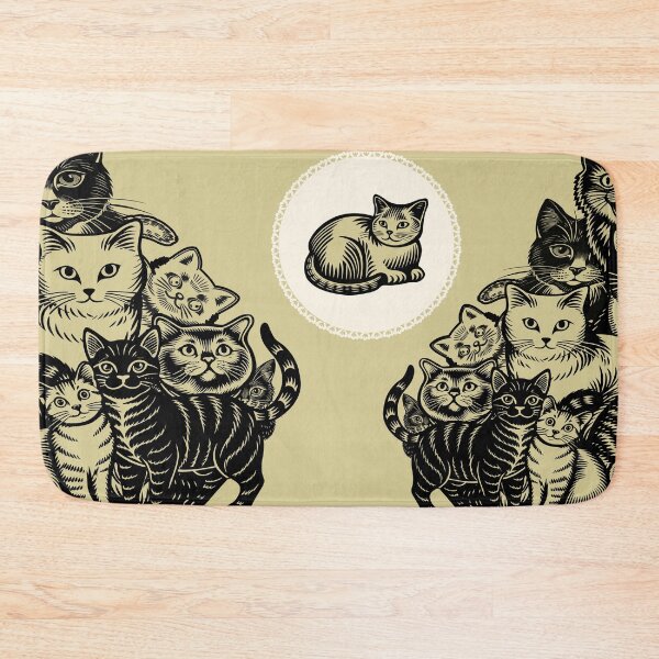 Item preview, "I like cats, cats, and... more cats!"  designed and sold by catnbloom.