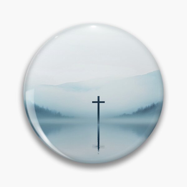 Item preview, Cross of Tranquility: Faith Amidst Nature - Apparel/Accessories/Decor/Art designed and sold by CelestialThread.