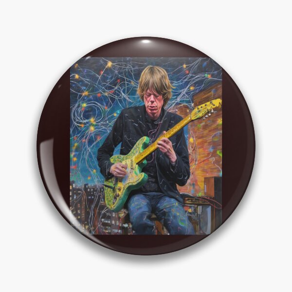 Item preview, "Electric Symphony: Thurston Moore's Urban Melody" designed and sold by Artisticanvas.