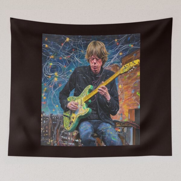 Item preview, "Electric Symphony: Thurston Moore's Urban Melody" designed and sold by Artisticanvas.