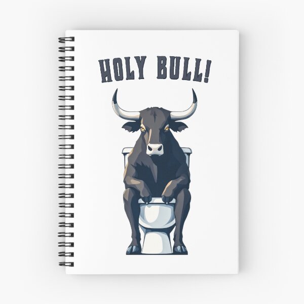 Item preview, Holy Bull! - Funny Bull on Toilet Design designed and sold by SteadyRolling.