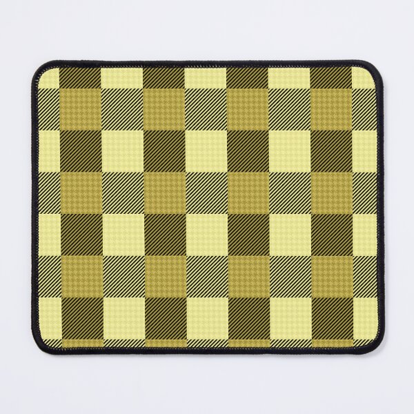 Item preview, Houndstooth Buffalo Plaid - Yellow designed and sold by Tim Veiga.