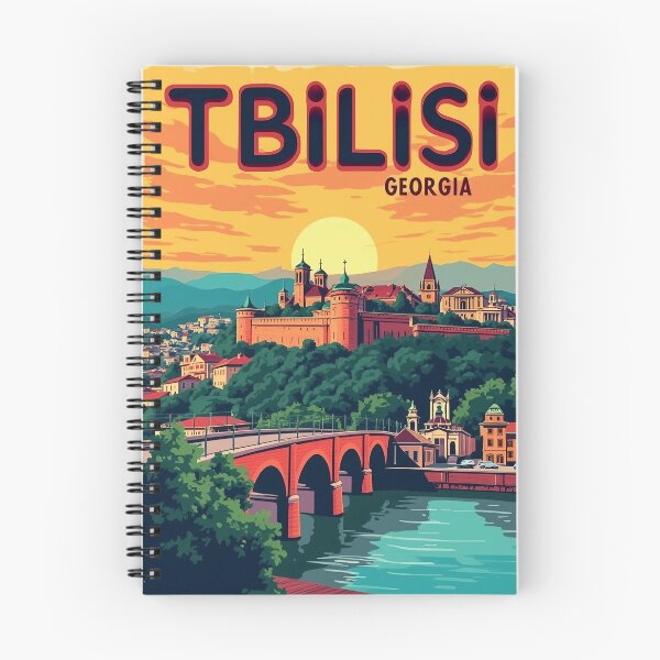 Item preview, Retro Pop Art Poster of Tbilisi, Georgia | Vintage Cityscape Artwork | Colorful Tbilisi Travel Print | Georgian Capital Wall Art designed and sold by PaintedPixels01.