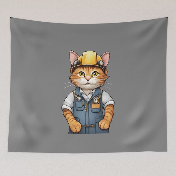 Item preview, Engineer Cat designed and sold by sydney-syder.