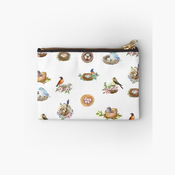 Item preview, Watercolor Bird Nests and Birds  designed and sold by silviaol.
