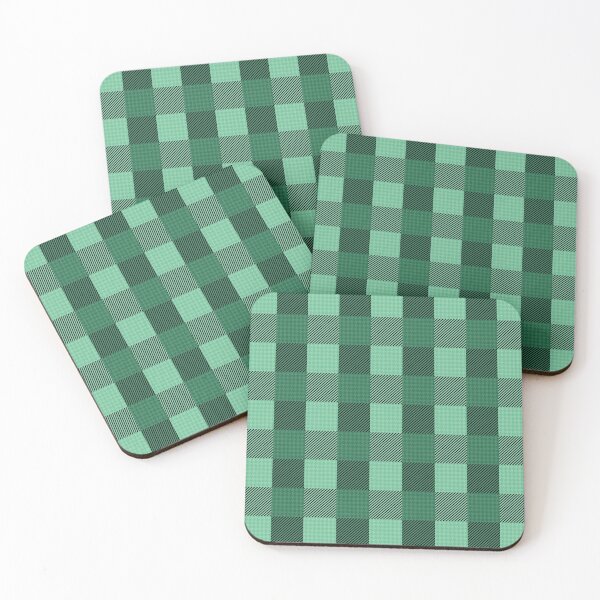 Item preview, Houndstooth Buffalo Plaid - Green designed and sold by Tim Veiga.