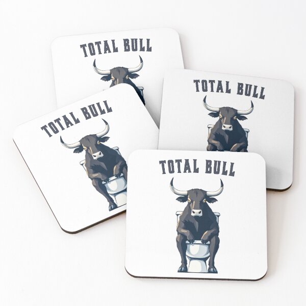 Item preview, Total Bull - Funny Bull on Toilet Design designed and sold by SteadyRolling.