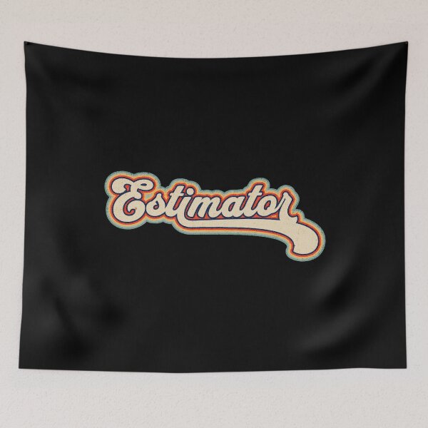 Item preview, Retro Vintage Estimator designed and sold by HosvPrint .s.