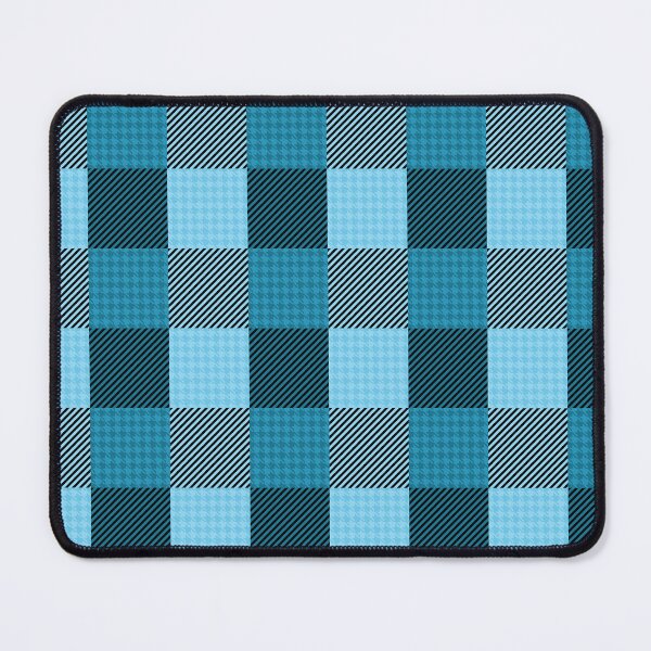 Item preview, Houndstooth Buffalo Plaid - Blue designed and sold by Tim Veiga.