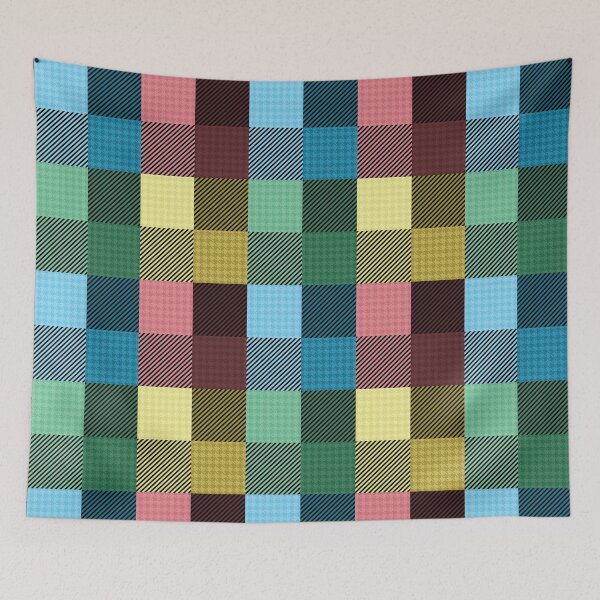Item preview, Houndstooth Plaid - Multicolor designed and sold by Tim Veiga.