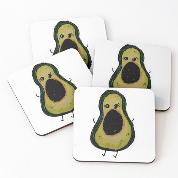 Item preview, Avocado cartoon draw designed and sold by Raineylanes.
