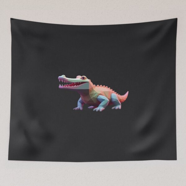 Item preview, Alligator Pixel 3d Computer Graphic designed and sold by macadolie.