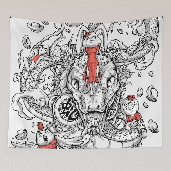 Item preview, Bunny and Sloth Year of the Snake designed and sold by slothstudio.