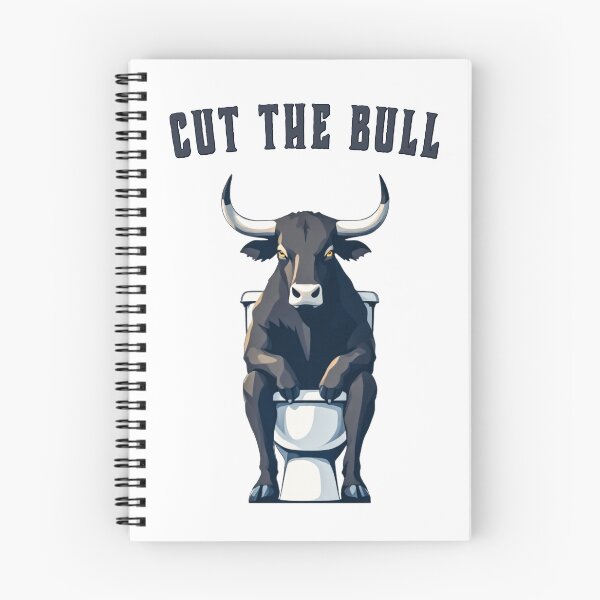 Item preview, Cut the Bull - Funny Bull on Toilet Design designed and sold by SteadyRolling.