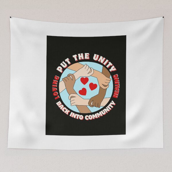 Item preview, PUT THE UNITY INTO COMMUNITY designed and sold by AMERICANA APPAREL.
