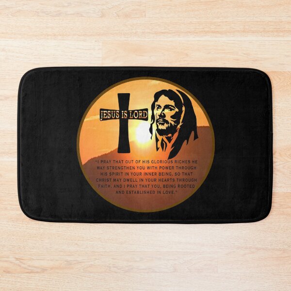 Item preview, Jesus Is Lord | Golden Sunset Cross | Inspirational Christian Art designed and sold by Brian Gollob Creative Art.