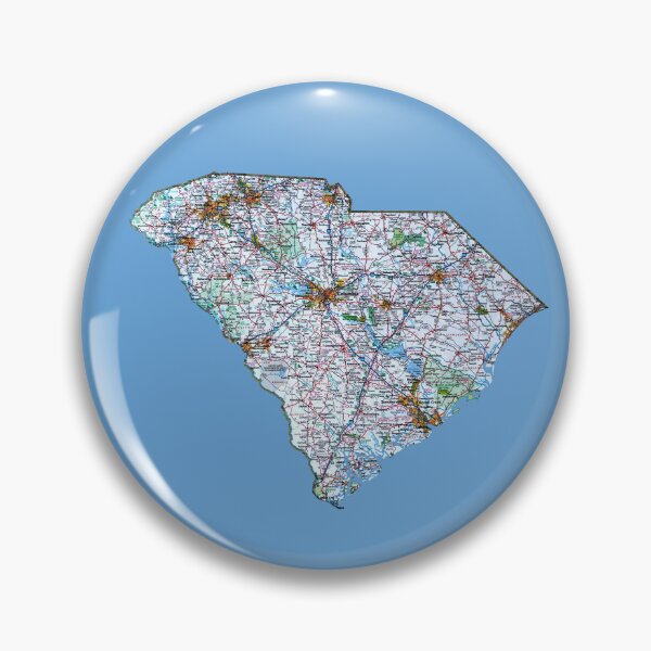 Item preview, Hoja de ruta de Carolina del Sur designed and sold by Havocgirl.
