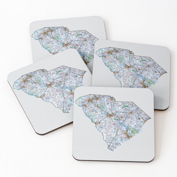 Item preview, Hoja de ruta de Carolina del Sur designed and sold by Havocgirl.