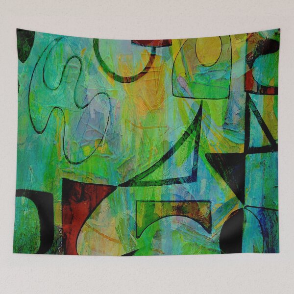 Item preview, Pintura abstracta flotante designed and sold by ViaARTfactory.