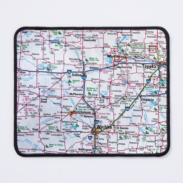 Item preview, Kansas Roadmap designed and sold by Havocgirl.
