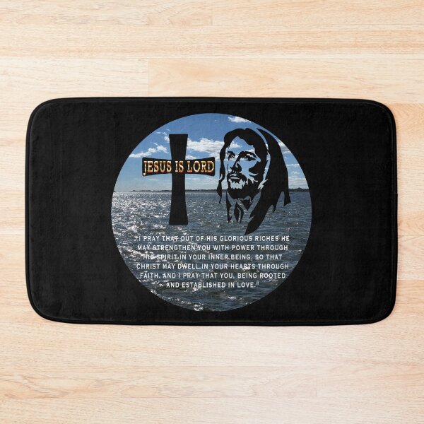 Item preview, Jesus Is Lord | Ocean Reflection Cross | Christian Faith Wall Art designed and sold by Brian Gollob Creative Art.