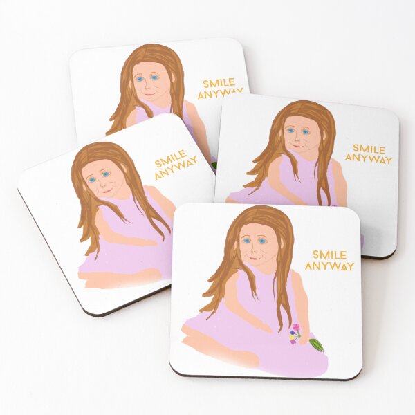 Item preview, Smile Anyway (lil woman series)  designed and sold by Tonyasartprints.
