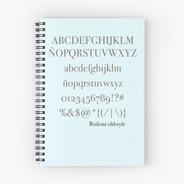 Item preview, Bodoni Typography Alphabet designed and sold by roksanacrea.