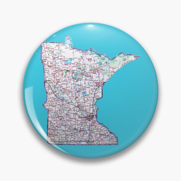 Artikelvorschau, Minnesota-Straßenkarte entworfen und verkauft von Havocgirl.