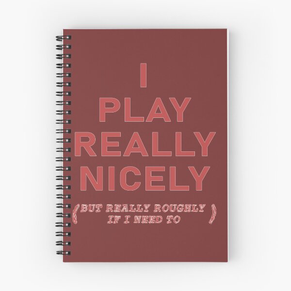 Item preview, I Play Really Nicely (Red) designed and sold by WordyDreams.