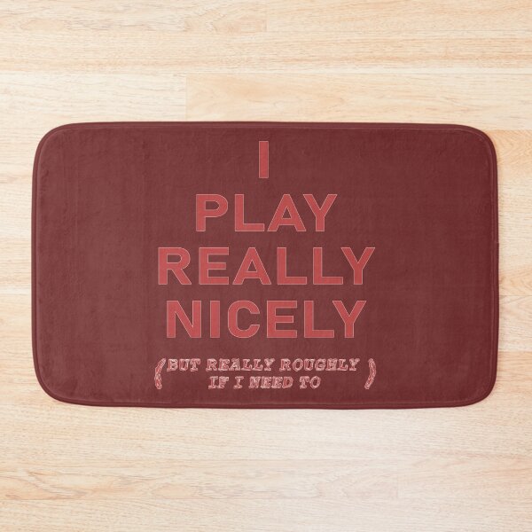 Item preview, I Play Really Nicely (Red) designed and sold by WordyDreams.