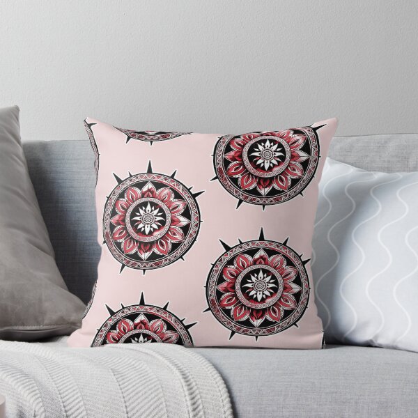 Item preview, Dudeist Mandala "spiked" (red) designed and sold by VC-Publications.