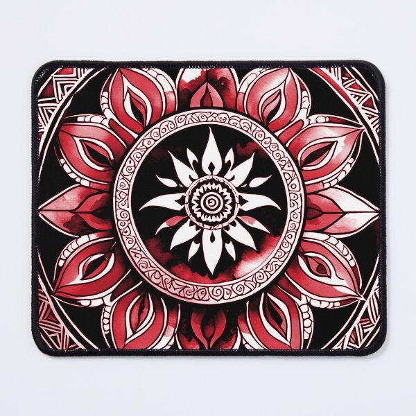 Item preview, Dudeist Mandala "spiked" (red) designed and sold by VC-Publications.