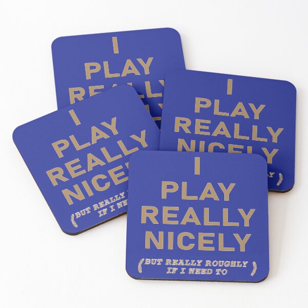 Item preview, I Play Really Nicely (Gold) designed and sold by WordyDreams.