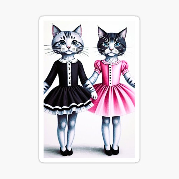 Item preview, Purr-ouette Partners - Paw de Deux designed and sold by DesignMind1.