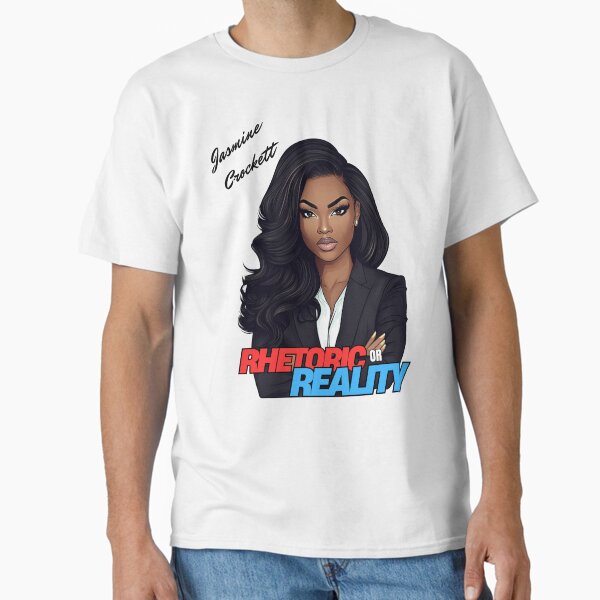 Item preview, Jasmine Crockett Rhetoric or Reality designed and sold by ToucheTees.
