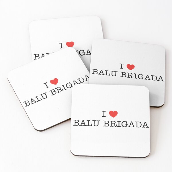Item preview, I Love Balu Brigada Sticker designed and sold by helous.