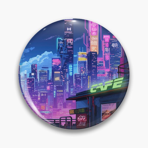 Item preview, Cyberpunk City Night Cafe designed and sold by Takeda-art.