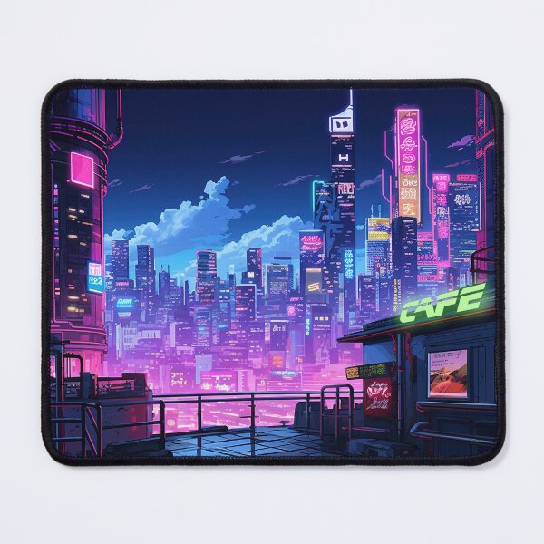 Item preview, Cyberpunk City Night Cafe designed and sold by Takeda-art.