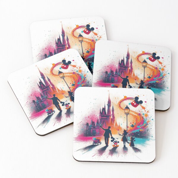 Item preview, Minimalist Disney - Bold Color Splash Art designed and sold by Mamokhy.