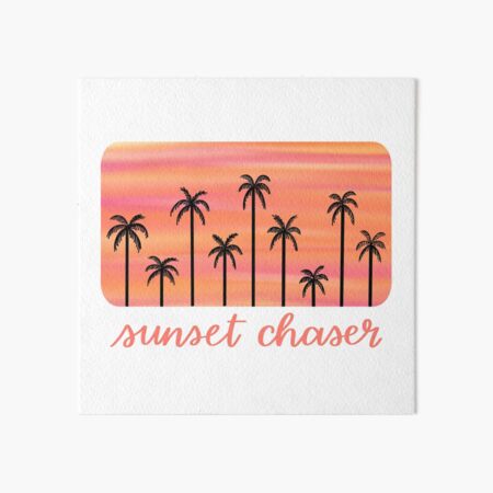 Item preview, Sunset Chaser Palm Trees designed and sold by honeybutterfly.