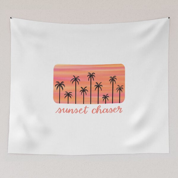 Item preview, Sunset Chaser Palm Trees designed and sold by honeybutterfly.