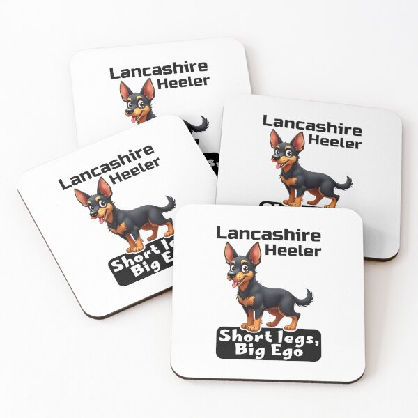 Aperçu de l'œuvre Lancashire Heeler Dog Funny "Shorts jambes Big Ego" Heeler créée et vendue par SaavedraDesign.
