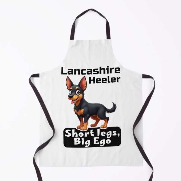 Aperçu de l'œuvre Lancashire Heeler Dog Funny "Shorts jambes Big Ego" Heeler créée et vendue par SaavedraDesign.