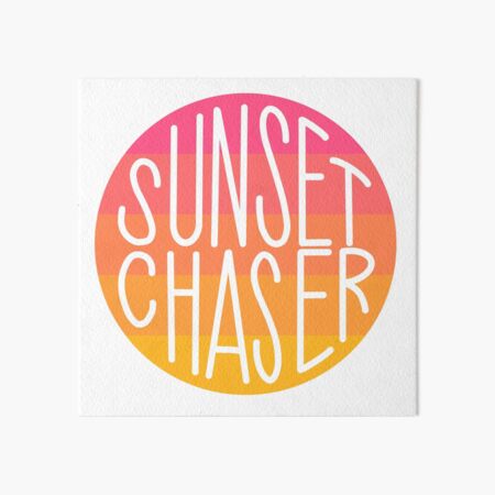 Item preview, Sunset Chaser Circle designed and sold by honeybutterfly.