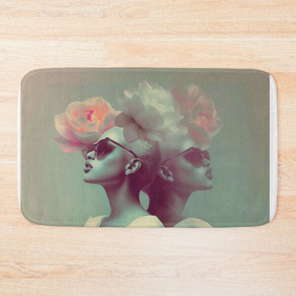 Item preview, Surreal Floral Fashion Hair Retro Vibes, Modern Boho Chic, Unique Feminine Art designed and sold by Outre Clementine.