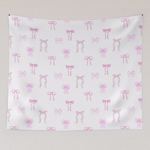 Item preview, Pink Bow Pattern designed and sold by HoneyBuns-Art.