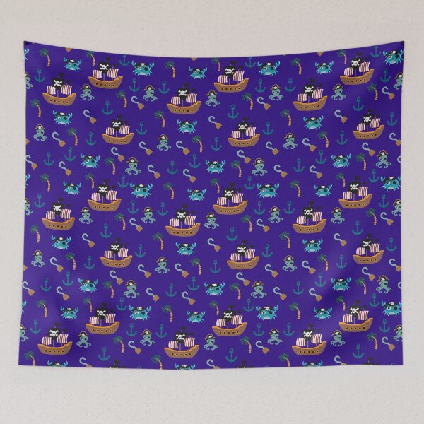 Item preview, Nautical Pirate Fun – Cute Ocean Art designed and sold by StarLeopard.