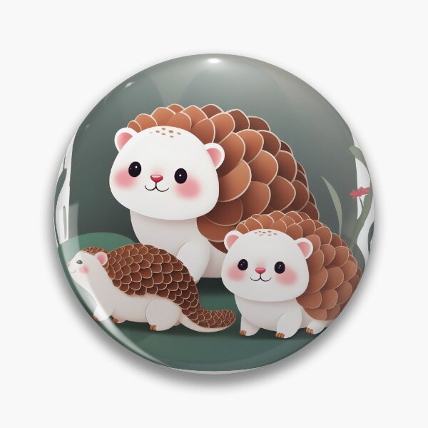 Item preview, cute pangolin family designed and sold by aliraweb.