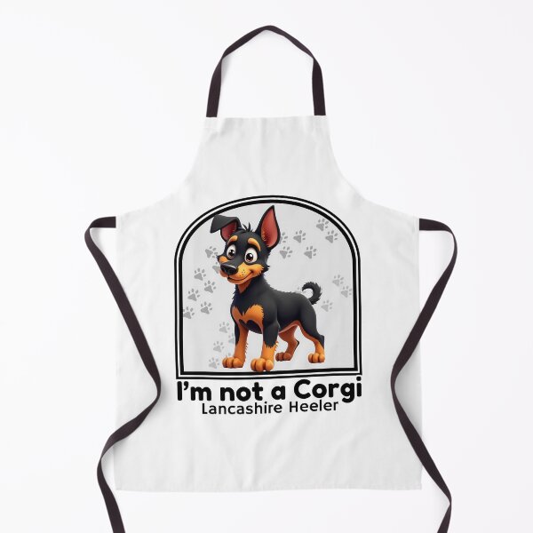 Aperçu de l'œuvre Lancashire Heeler Dog Autocollant drôle Heeler Pas un Corgi créée et vendue par SaavedraDesign.